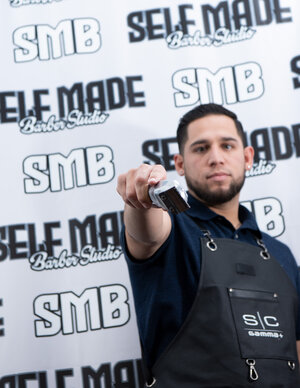 Richie, barber at Self Made Barber Studio