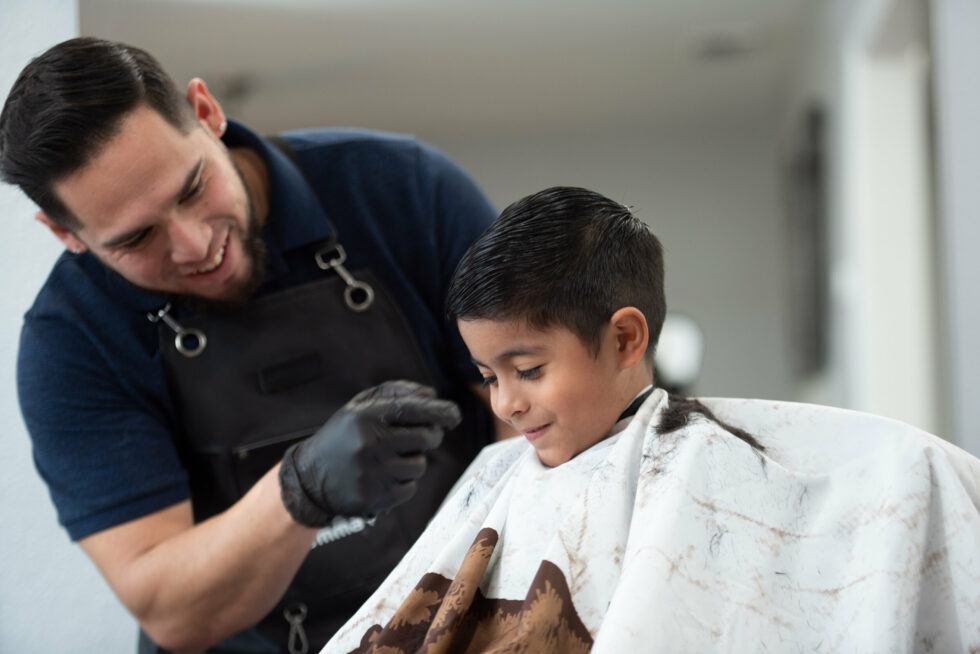 Inside Self Made Barber Studio in Elk Grove